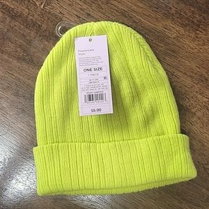 Women's Rib Beanie - Wild Fable Lime Green One Size